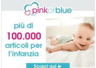 La Newsletter Pinkorblue ti regala 10 euro di sconto