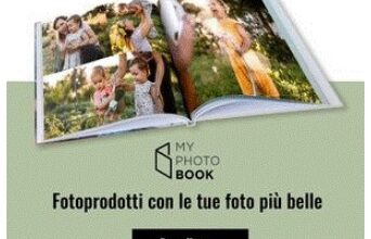 Regalo benvenuto Myphotobook 5 sconto calendari fotolibri e stampe foto